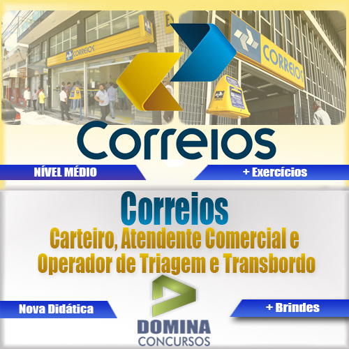 Carteiro, Atendente Comercial e Operador de Triagem e transbordor