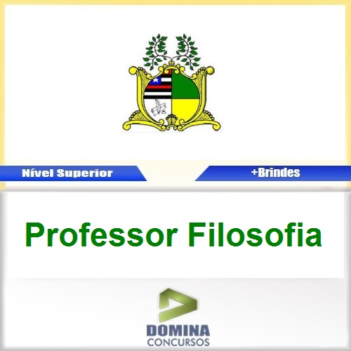 Apostila Concurso SEDUC MA 2015 Professor Filosofia