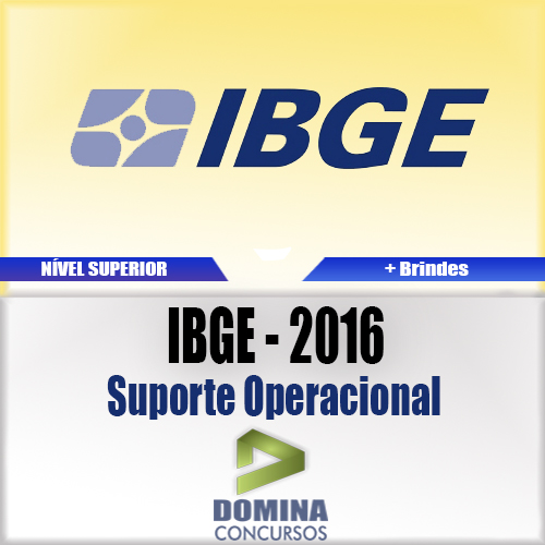 Apostila Concurso IBGE 2016 Suporte Operacional