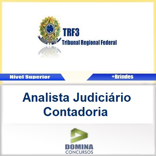 Apostila TRF 2016 Analista Judiciário Contadoria