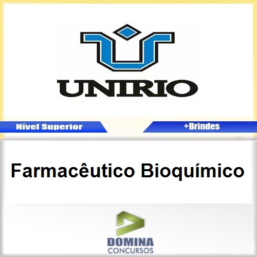 Apostila UNIRIO 2016 Farmacêutico Bioquímico