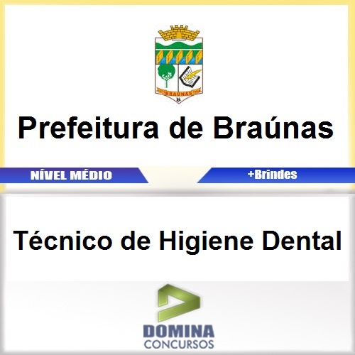 Apostila Prefeitura Braúnas 2016 Técnico Higiene Dental