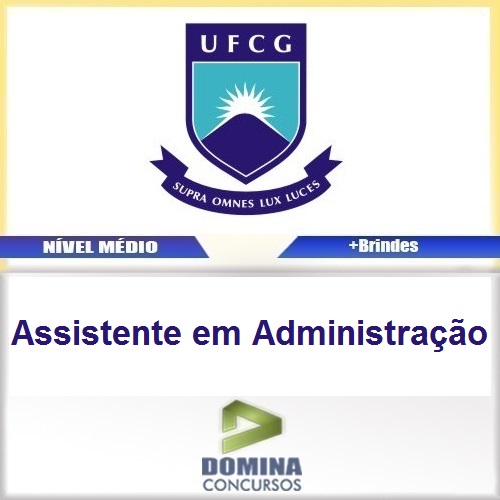 Apostila UFCG PB 2016 Assistente em Administração