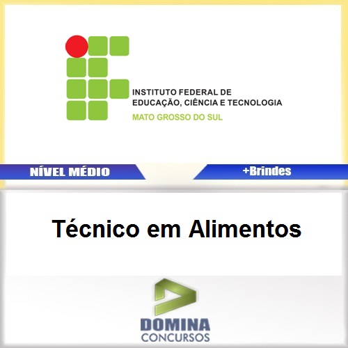 Apostila Concurso IFMS 2016 Técnico em Alimentos PDF