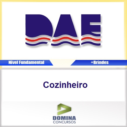 Apostila Concurso DAE BAURU 2016 Cozinheiro PDF