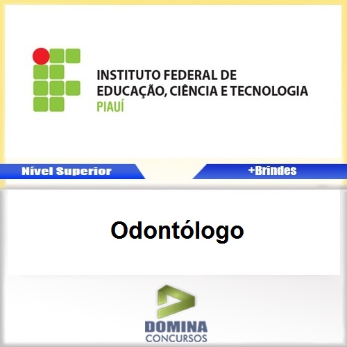 Apostila Concurso IFPI Piauí 2016 Odontólogo PDF