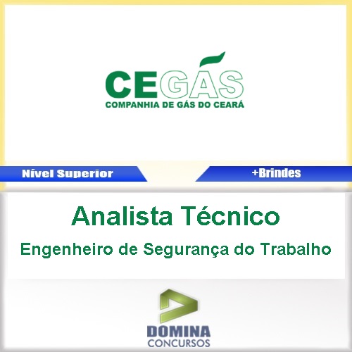 Apostila Cegás 2016 Engenheiro Segurança Trabalho