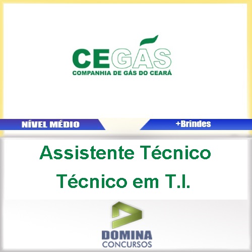 Apostila Cegás 2016 Técnico Tecnologia da Informação