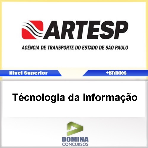 Apostila Concurso ARTESP 2017 Tecnologia da Informação