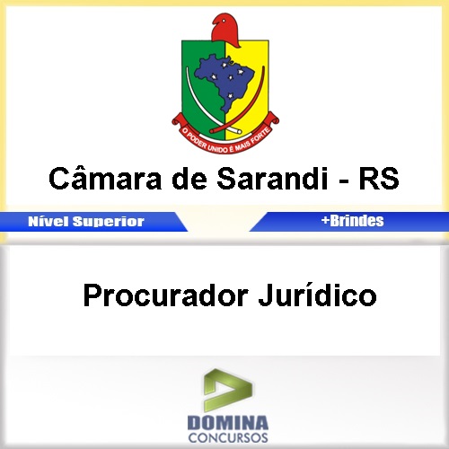 Apostila Sarandi RS 2017 Procurador Jurídico PDF