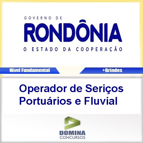 Apostila SESAU RO Operador Serviços Portuários Fluvial