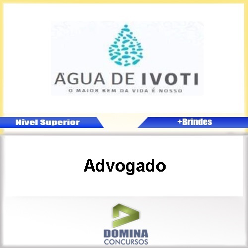 Apostila Autarquia Água Ivoti 2017 Advogado