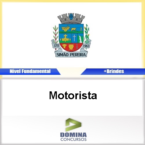 Apostila Concurso Simão Pereira MG 2017 Motorista