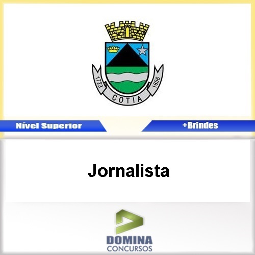 Apostila Concurso Cotia SP 2017 Jornalista