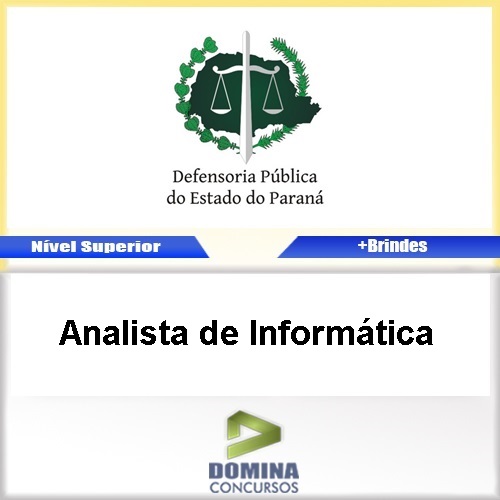 Apostila Concurso DPE PR 2017 Analista de Informática