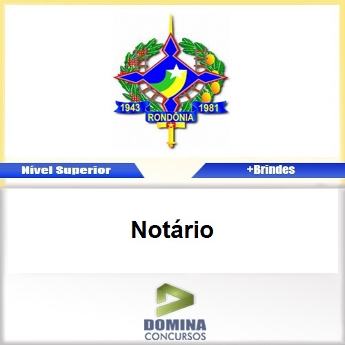 Apostila Concurso TJ RO 2017 Notário Download