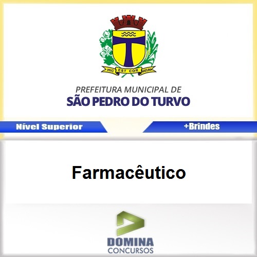 Apostila São Pedro do Turvo SP 2017 Farmacêutico