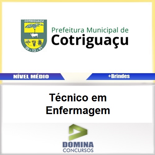 Apostila Cotriguaçu MT 2017 Técnico em Enfermagem