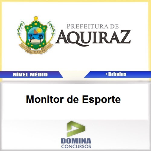 Apostila Aquiraz CE 2017 Monitor de Esporte