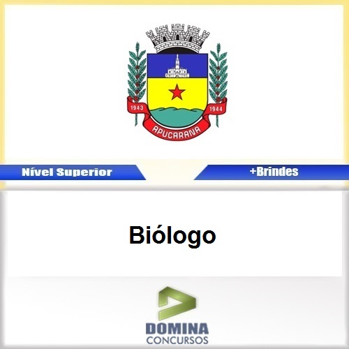 Apostila Concurso Apucarana PR 2017 Biólogo