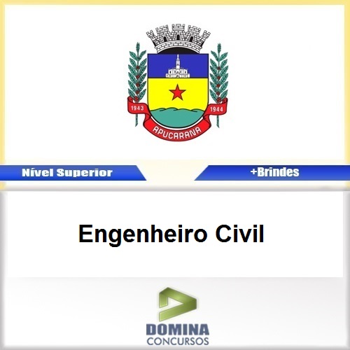 Apostila Concurso Apucarana PR 2017 Engenheiro Civil