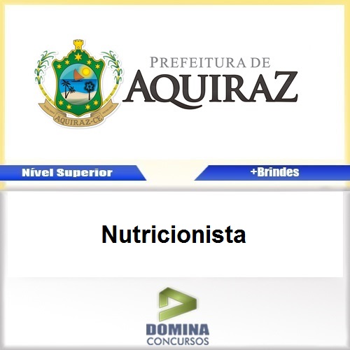 Apostila Concurso Aquiraz CE 2017 Nutricionista