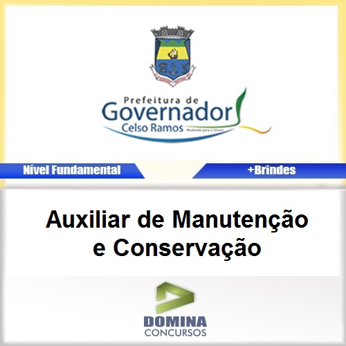 Apostila Celso Ramos SC 2017 Manutenção e Conservação