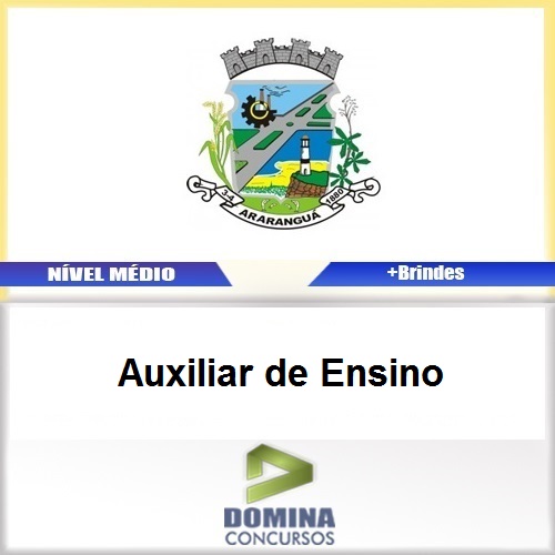 Apostila Araranguá SC 2017 Auxiliar de Ensino PDF