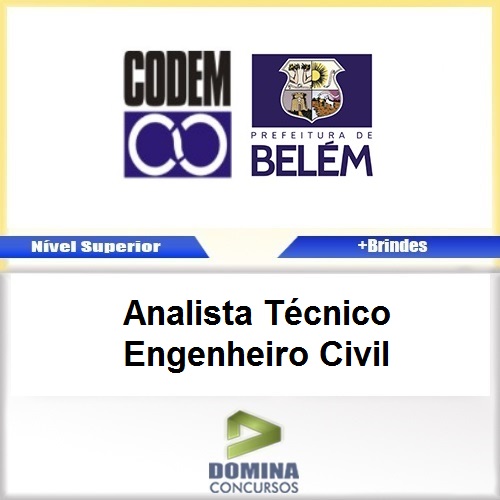 Apostila Concurso CODEM 2017 Engenheiro Civil