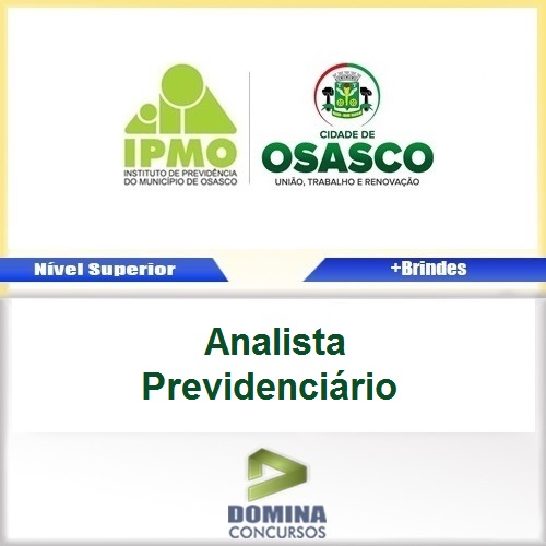 Apostila IPMO Osasco SP 2017 Analista Previdenciário