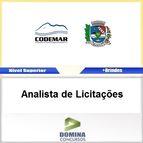 Apostila CODEMAR RJ 2017 Analista de Licitações