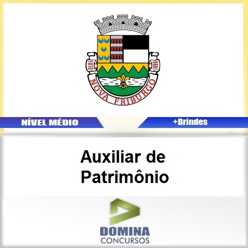 Apostila Nova Fraiburgo RJ 2017 Auxiliar de Patrimônio