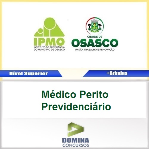 Apostila IPMO Osasco SP Médico Perito Previdenciário