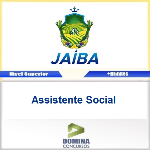 Apostila Concurso Jaíba MG 2017 Assistente Social