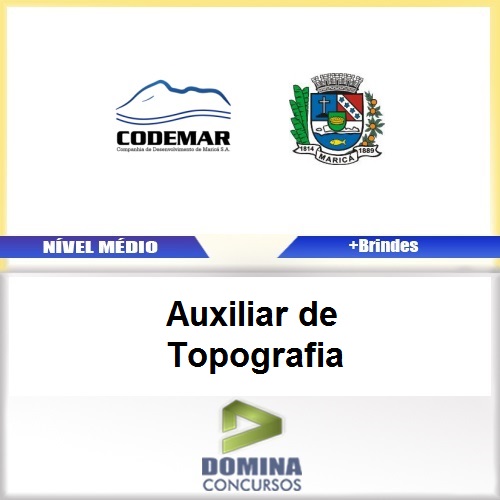 Apostila CODEMAR RJ 2017 Auxiliar de Topografia
