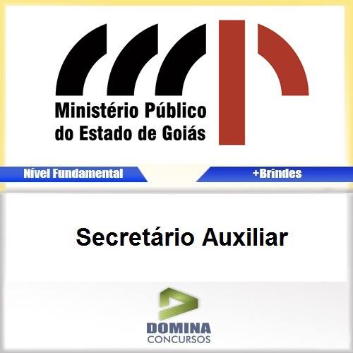 Apostila MP GO 2017 Secretário Auxiliar Download PDF