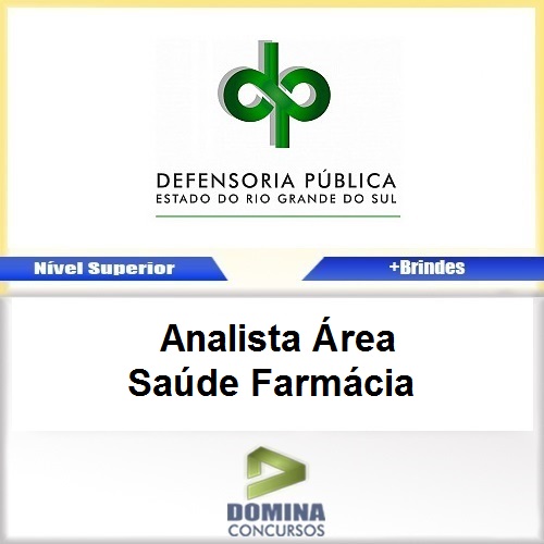 Apostila DPE RS 2017 Analista Área Saúde Farmácia