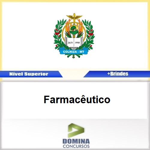 Apostila Concurso Colniza MT 2017 Farmacêutico