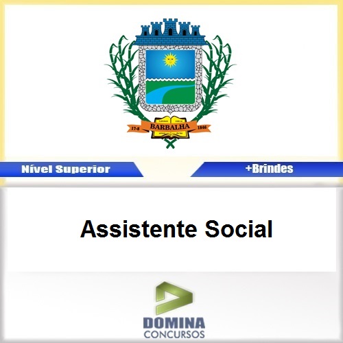 Apostila Concurso Barbalha CE 2017 Assistente Social