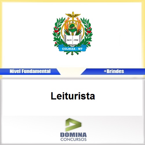 Apostila Concurso Colniza MT 2017 Leiturista