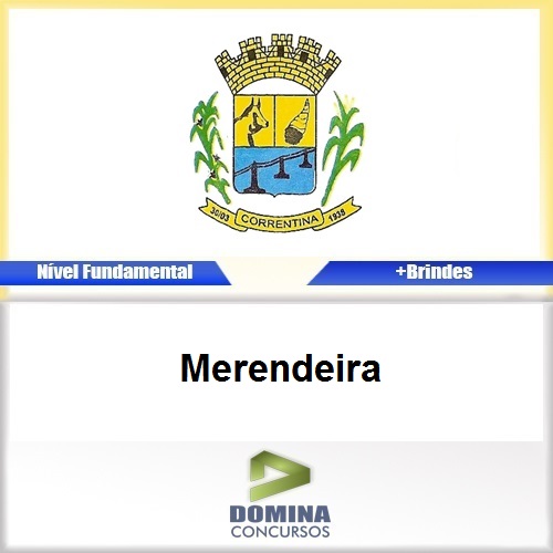 Apostila Concurso Correntina BA 2017 Merendeira