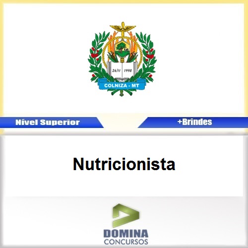 Apostila Concurso Colniza MT 2017 Nutricionista
