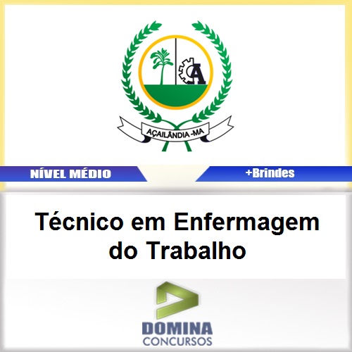 Apostila Açailândia MA 2017 TEC Enfermagem Trabalho