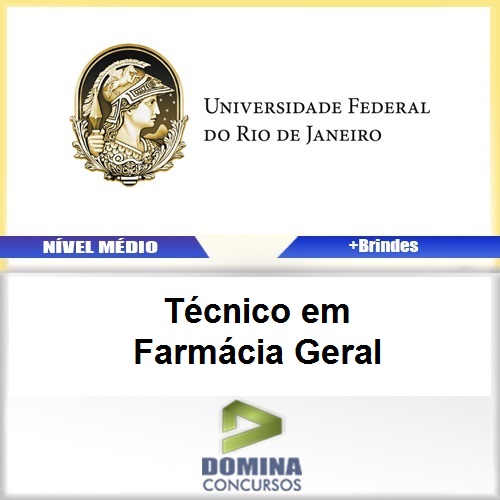 Apostila UFRJ 2017 Técnico em Farmácia Geral PDF