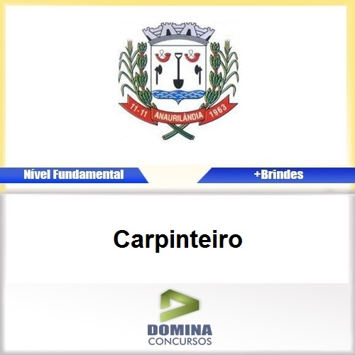 Apostila Anaurilândia MS 2017 Carpinteiro PDF