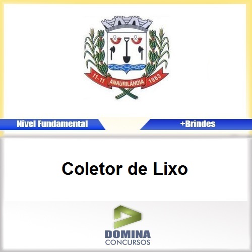 Apostila Anaurilândia MS 2017 Coletor de Lixo