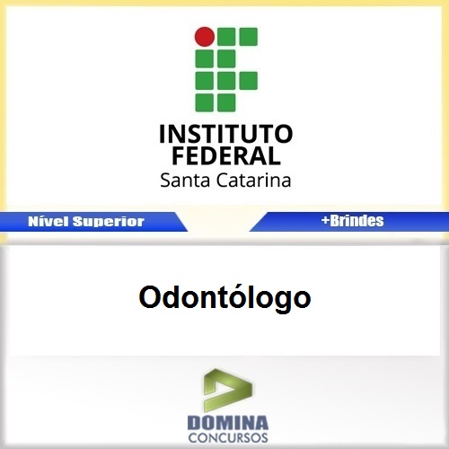 Apostila Concurso IFSC 2017 Odontólogo PDF