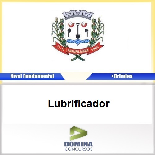 Apostila Anaurilândia MS 2017 Lubrificador PDF
