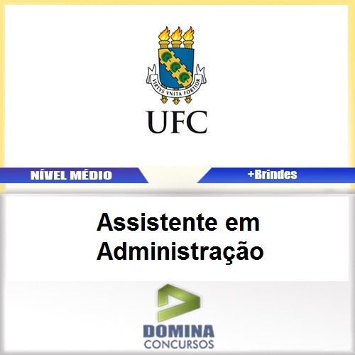 Apostila UFC 2017 Assistente em Administração