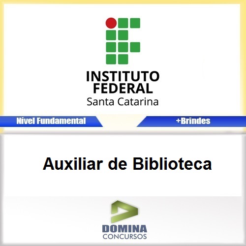 Apostila Concurso IFSC 2017 Auxiliar de Biblioteca PDF